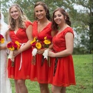 Red dress